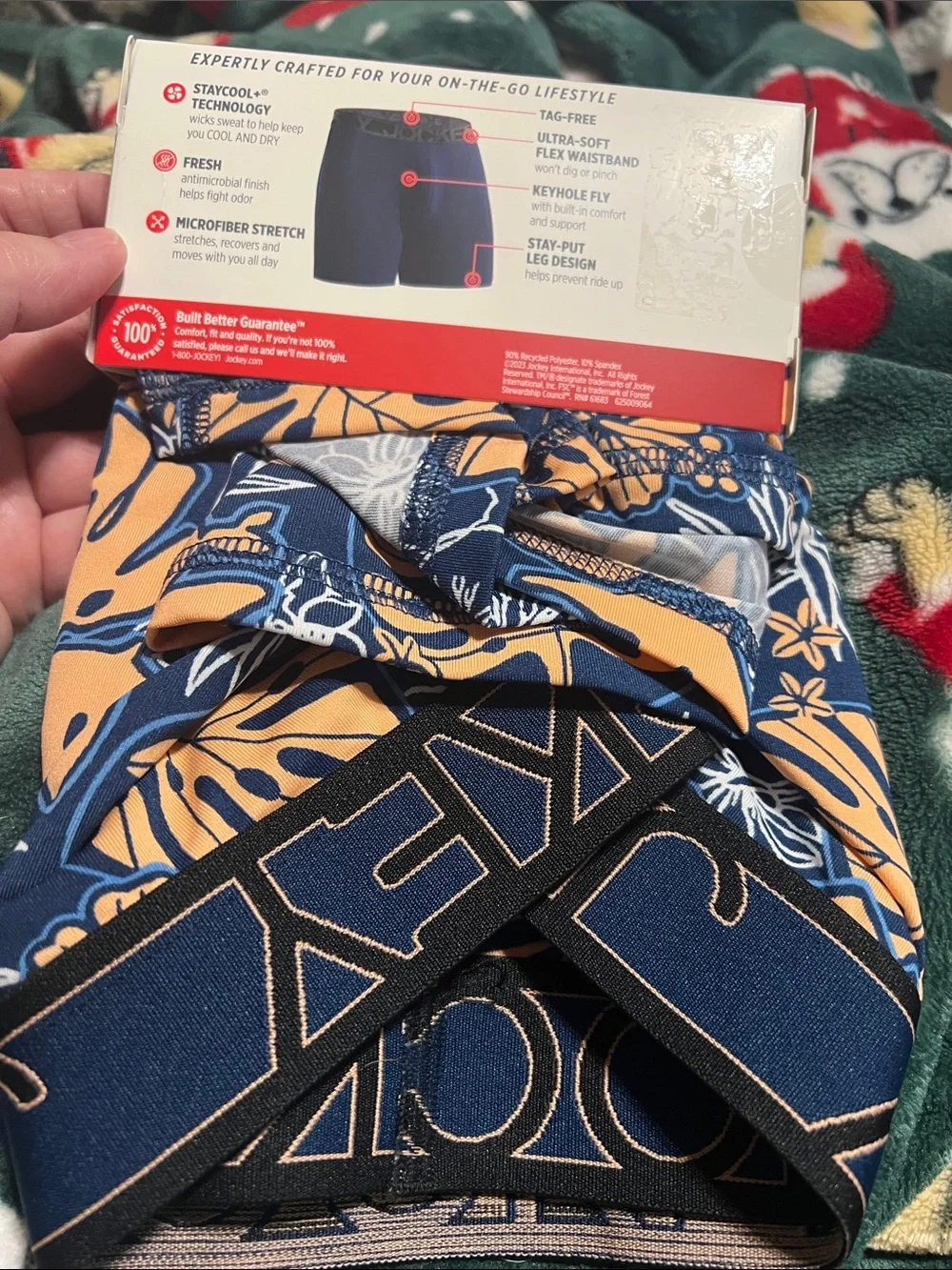 NWT JOCKEY active microfiber boxer briefs